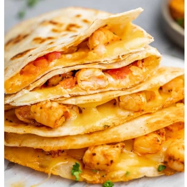 Shrimp Quesadilla.