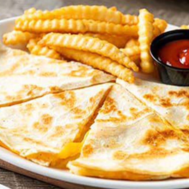Kids Chicken Quesadilla.