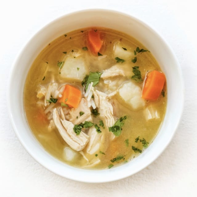 Chicken and Rice Soup.