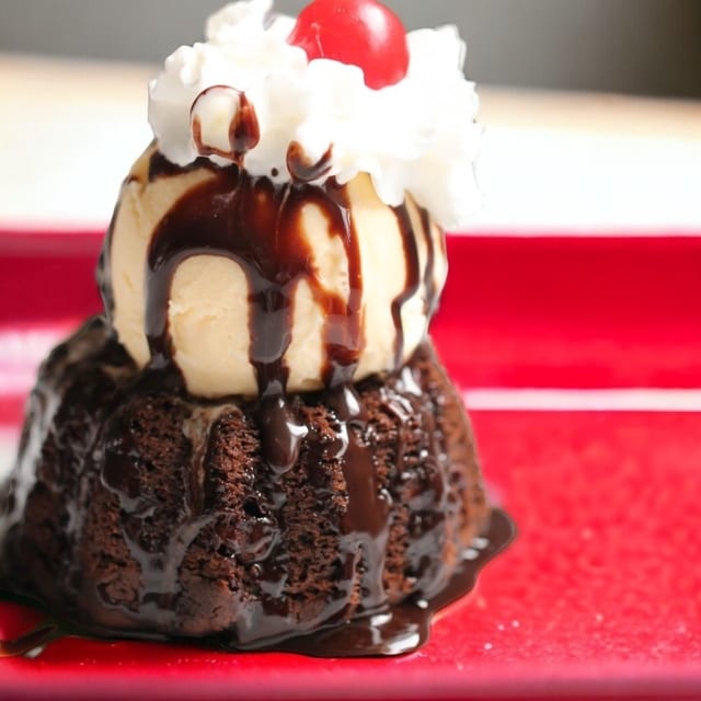 Chocolava Cake.