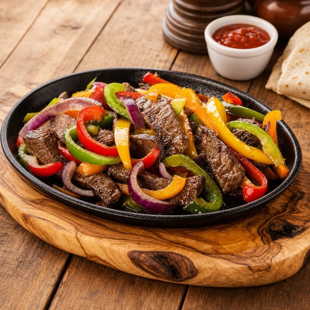Classic Steak Fajitas.