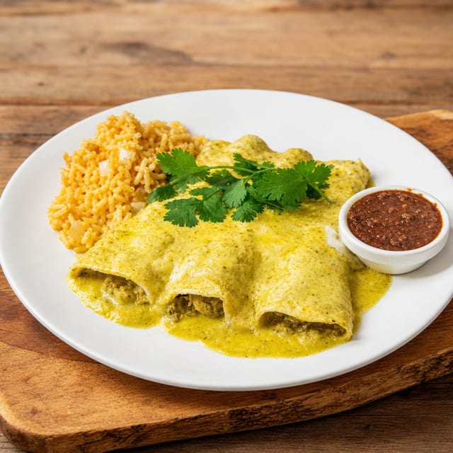 Enchiladas Vegetarian.